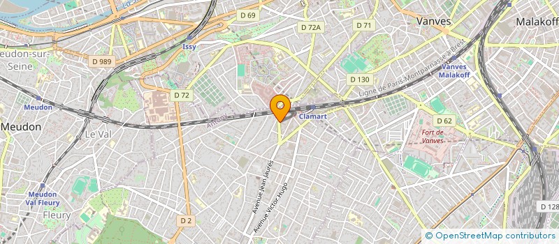localisation de l'entreprise PARTICIPATIONS L M  CLAMART