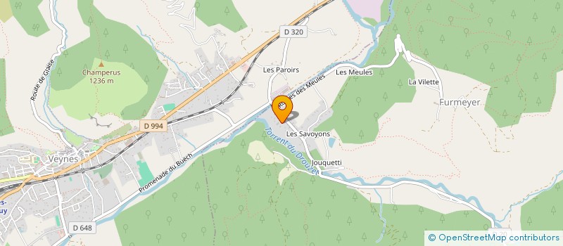 localisation de l'entreprise PARTICIPE  LA ROCHE DES ARNAUDS