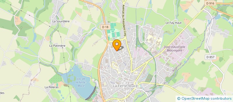 localisation de l'entreprise PARTICIPER POUR BOUGER à LA FERTE MACE