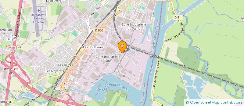 localisation de l'entreprise PARTICIPEX à MACON