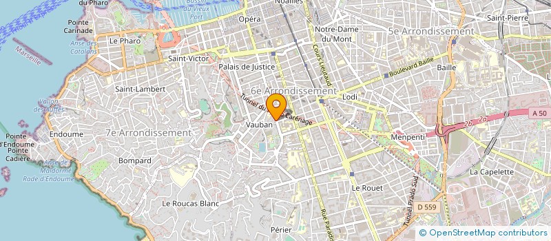 localisation de l'entreprise PARTICLES à MARSEILLE