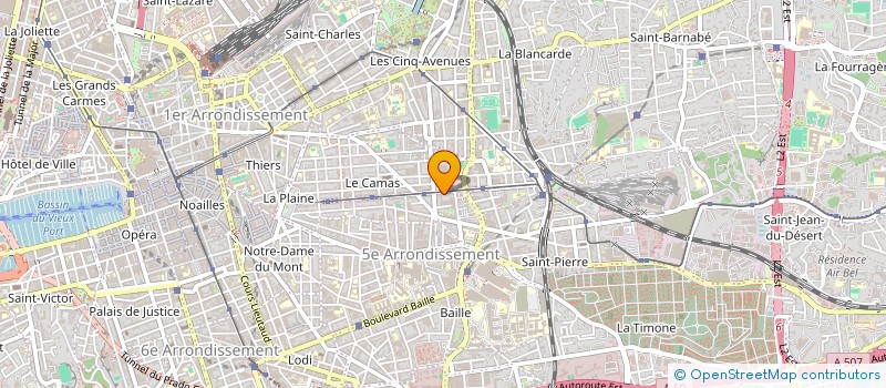 localisation de l'entreprise PARTICULES ELEMENTAIRES  MARSEILLE