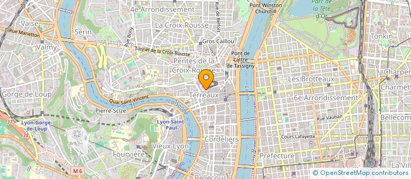 localisation de l'entreprise PARTICULES EVENTS à LYON
