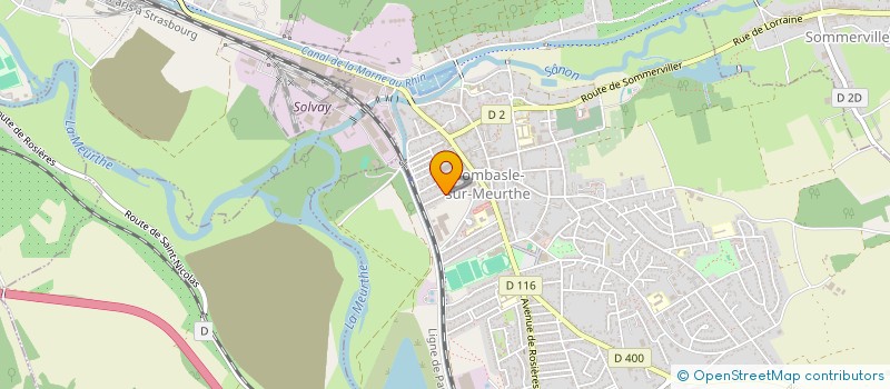 localisation de l'entreprise PARTICULIERE  DOMBASLE-SUR-MEURTHE