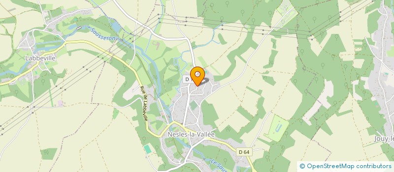 localisation de l'entreprise PARTICULIERE FAMILIALE LES SAPINS  NESLES-LA-VALLEE