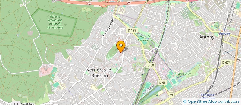 localisation de l'entreprise PARTICULIERE PROSPERE à VERRIERES-LE-BUISSON