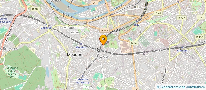 localisation de l'entreprise PARTICULIEREMENT DEBROUILLARD  MEUDON