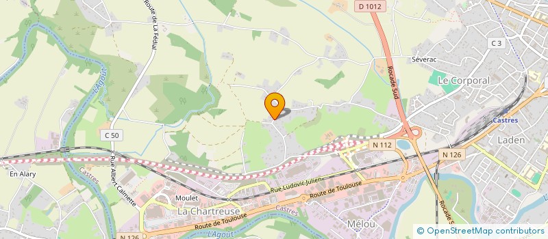 localisation de l'entreprise PARTICULIERS 81  CASTRES