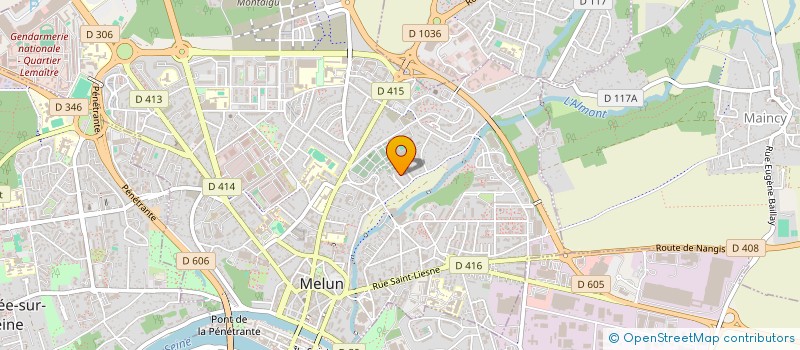 localisation de l'entreprise PARTICULIERS A PROFESSIONNELS DU BATIMENT à MELUN