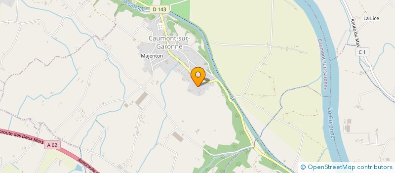 localisation de l'entreprise PARTIE D  CAUMONT-SUR-GARONNE