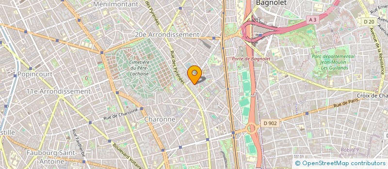 localisation de l'entreprise PARTIES PRENANTES  PARIS