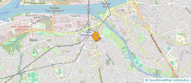 localisation de l'entreprise PARTIMMO à REZE