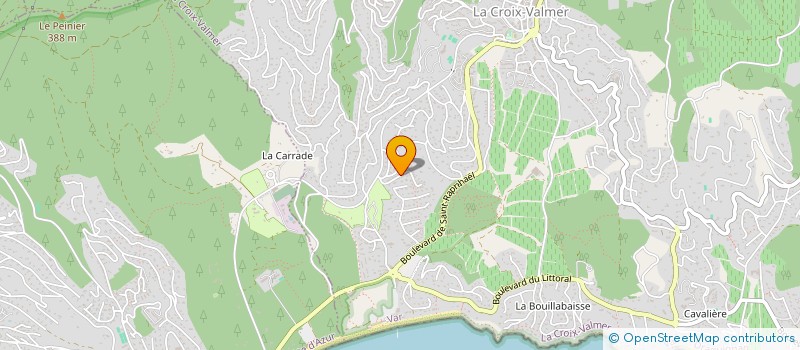 localisation de l'entreprise PARTIMMO  LA CROIX-VALMER