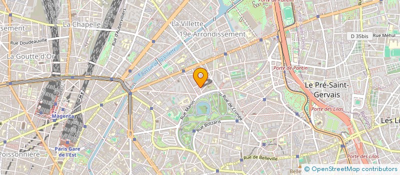 localisation de l'entreprise PARTINOX  PARIS