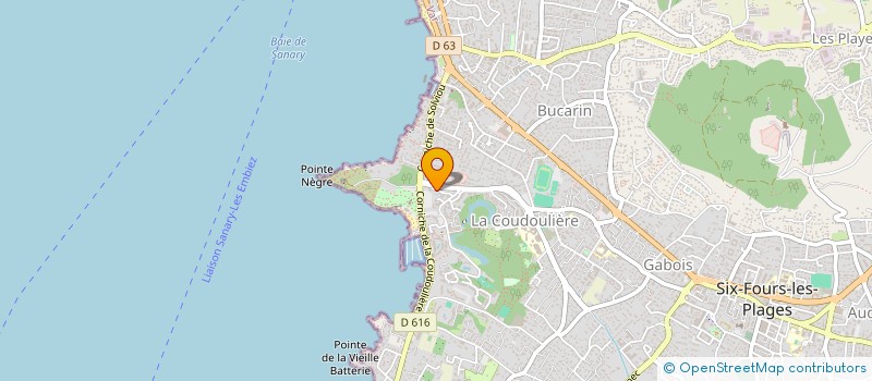 localisation de l'entreprise PARTINVEST à SIX-FOURS-LES-PLAGES