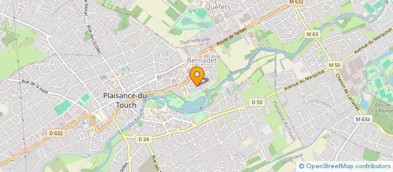 localisation de l'entreprise PARTIOT  PLAISANCE-DU-TOUCH