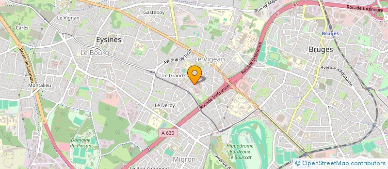 localisation de l'entreprise PARTIR  EYSINES