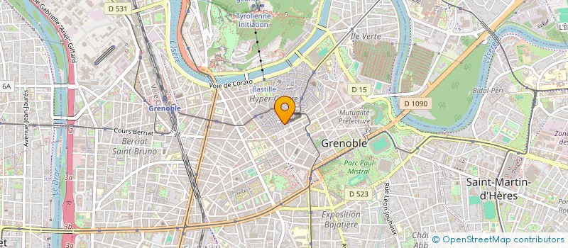 localisation de l'entreprise PARTIR & REVENIR à GRENOBLE