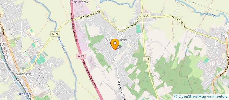 localisation de l'entreprise PARTITION  ST JORY