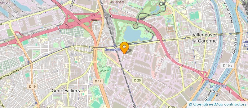 localisation de l'entreprise PARTITION SERVICES à GENNEVILLIERS