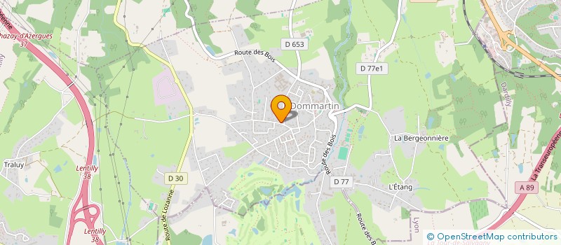 localisation de l'entreprise PARTITIVE à DOMMARTIN