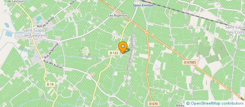 localisation de l'entreprise PARTITOR à SAINT-EMILION