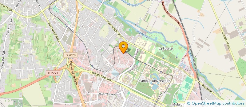 localisation de l'entreprise PARTNAIRE 2026  OLIVET