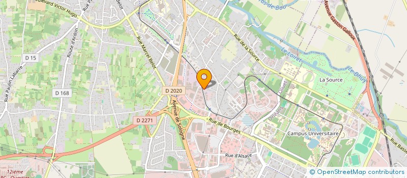localisation de l'entreprise PARTNAIRE FORMATION à OLIVET