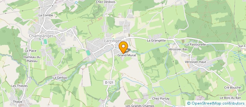 localisation de l'entreprise PARTNER CHAUFFAGE à LARRINGES