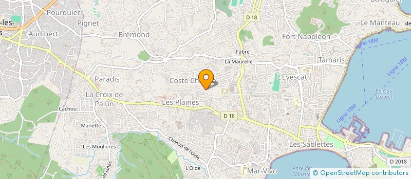 localisation de l'entreprise PARTNER CONSEILS à LA SEYNE-SUR-MER