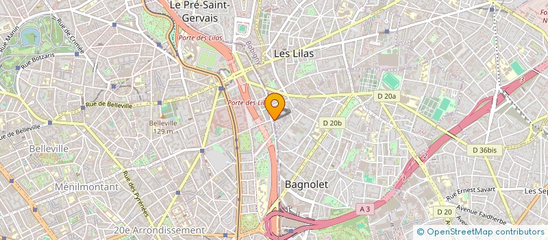localisation de l'entreprise PARTNER COURSES à LES LILAS