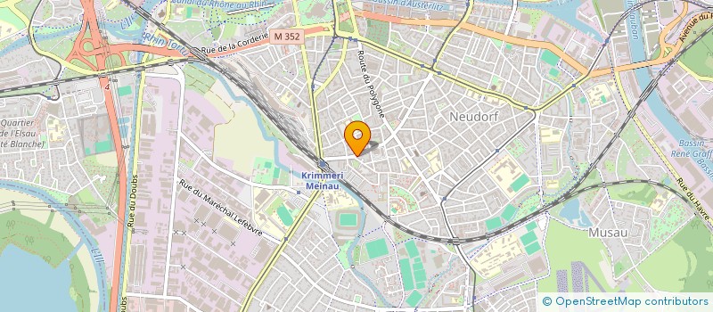 localisation de l'entreprise PARTNER DIFFUSION à STRASBOURG