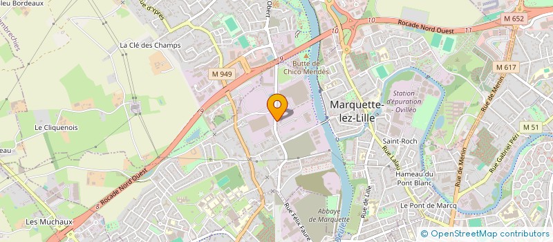 localisation de l'entreprise PARTNER ENTREPRISE  MARQUETTE-LEZ-LILLE