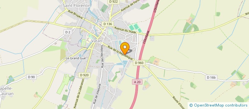 localisation de l'entreprise PARTNER ENVIRONNEMENT CONSULTING à VATAN