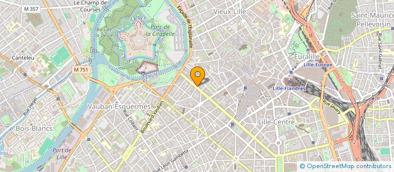 localisation de l'entreprise PARTNER HOLDING SARL à LILLE