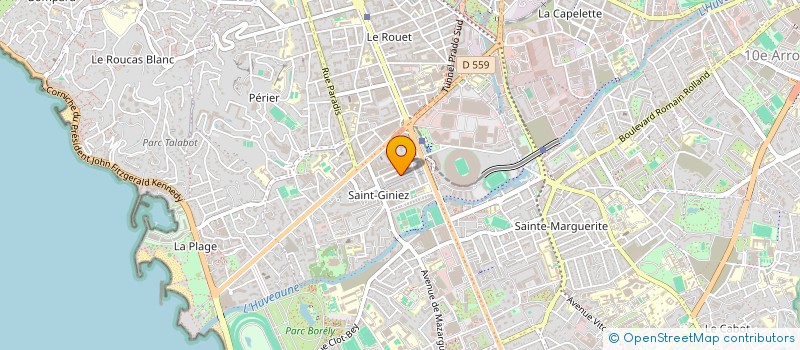 localisation de l'entreprise PARTNER HYGIENE à MARSEILLE