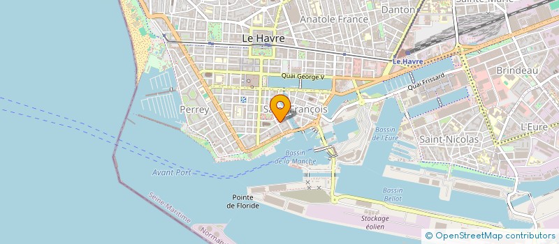 localisation de l'entreprise PARTNER IMMO76 à LE HAVRE