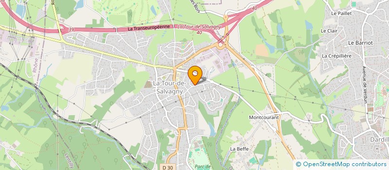 localisation de l'entreprise PARTNER INSIDE  LA TOUR-DE-SALVAGNY