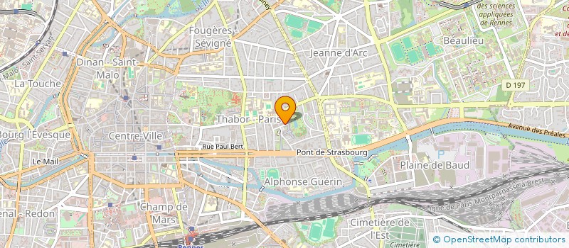 localisation de l'entreprise PARTNER MARQUES DIFFUSION à RENNES