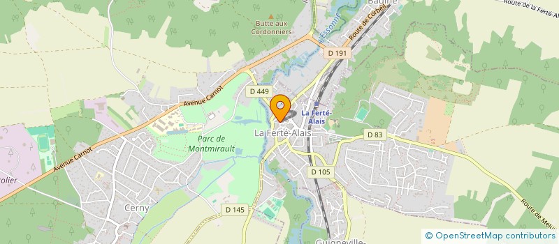 localisation de l'entreprise PARTNER PLUS à LA FERTE-ALAIS