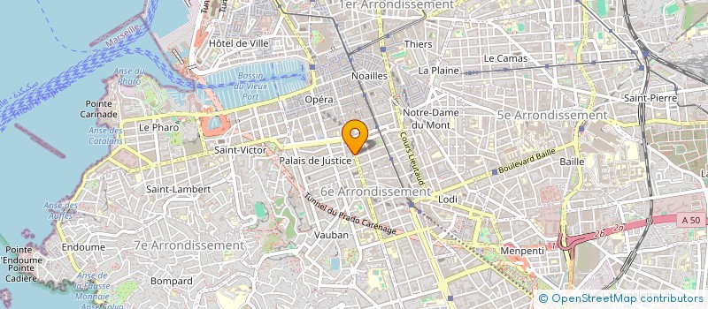 localisation de l'entreprise PARTNER PRO  MARSEILLE