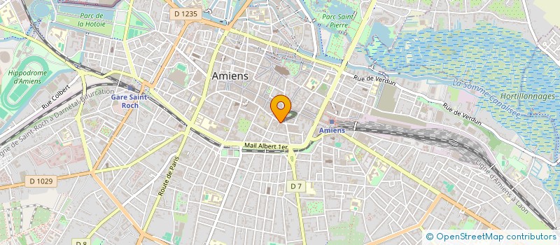 localisation de l'entreprise PARTNER'S à AMIENS