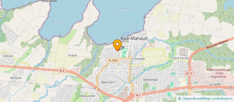 localisation de l'entreprise PARTNER'S à BAIE MAHAULT