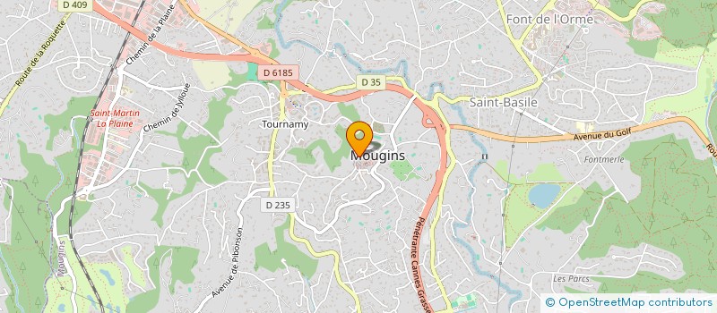 localisation de l'entreprise PARTNER'S BAR à MOUGINS