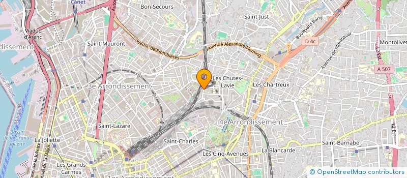 localisation de l'entreprise PARTNER'S CAR'S TWO  MARSEILLE