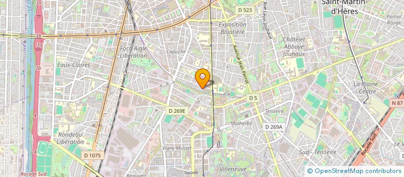 localisation de l'entreprise PARTNER S FORMATION à GRENOBLE