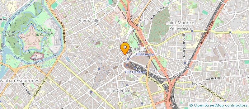 localisation de l'entreprise PARTNER'S FORMATION SA à LILLE