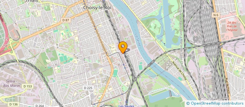 localisation de l'entreprise PARTNER'S SECURITE PRIVEE à CHOISY-LE-ROI