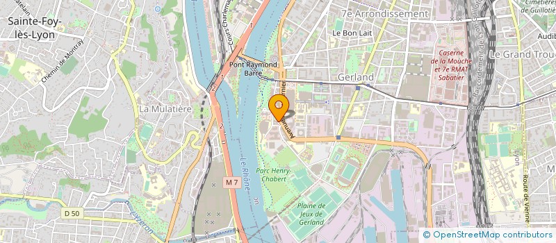 localisation de l'entreprise PARTNER SUP' à LYON