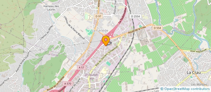 localisation de l'entreprise PARTNER SYSTEM 2000  LA FARLEDE